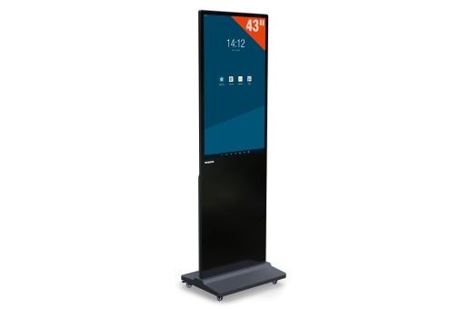 TecMaschin Digitales Werbedisplay DKS-LED43 – 43 Zoll Full HD, WiFi, Speaker, Android 11, NEU