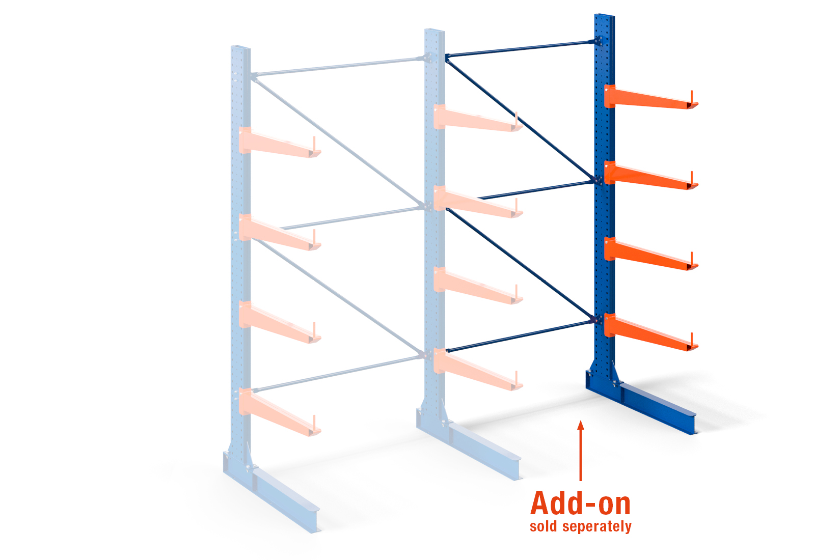 Single-sided Cantilever Rack KR3000 / 99